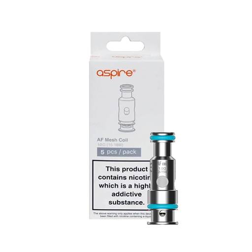 Aspire AF Replacement Coils  1.0 Ohm Mesh Coils For Flexus, Riil X Vape  Kits (Pack Of
