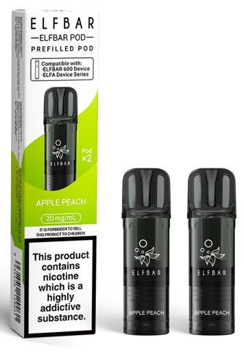 Elf Bar 600 Apple Peach Pods