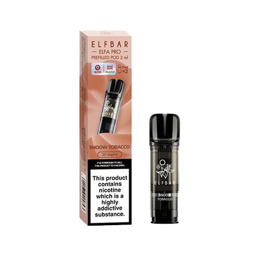 elf bar elfa pro prefilled pod vape kit Elf Bar Elfa Pro Snoow Tobacco
