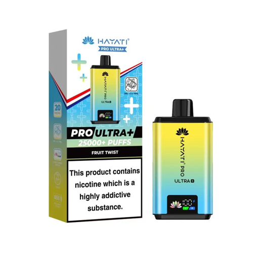 Hayati Pro Ultra Plus 25k Lemon & Lime Vape Kit | FREESMO smoke-free  products, free shipping!