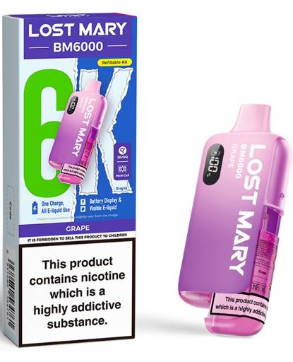 Lost Mary BM6000 Mad Blue Vape Kit