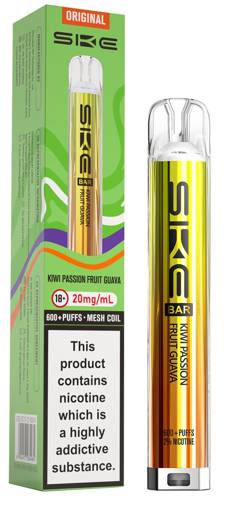 SKE Bar 600 Kiwi Passion Fruit Guava Pod Kit 20mg