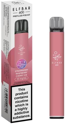 Blueberry Raspberry Elf Bar 600 Prefilled Pod Kit